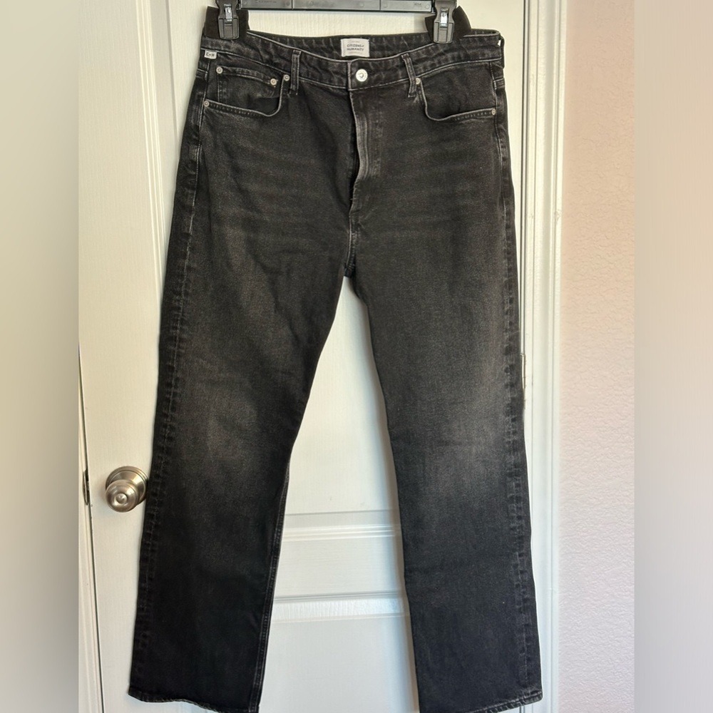 citizens of humanity black zurie jeans size 33